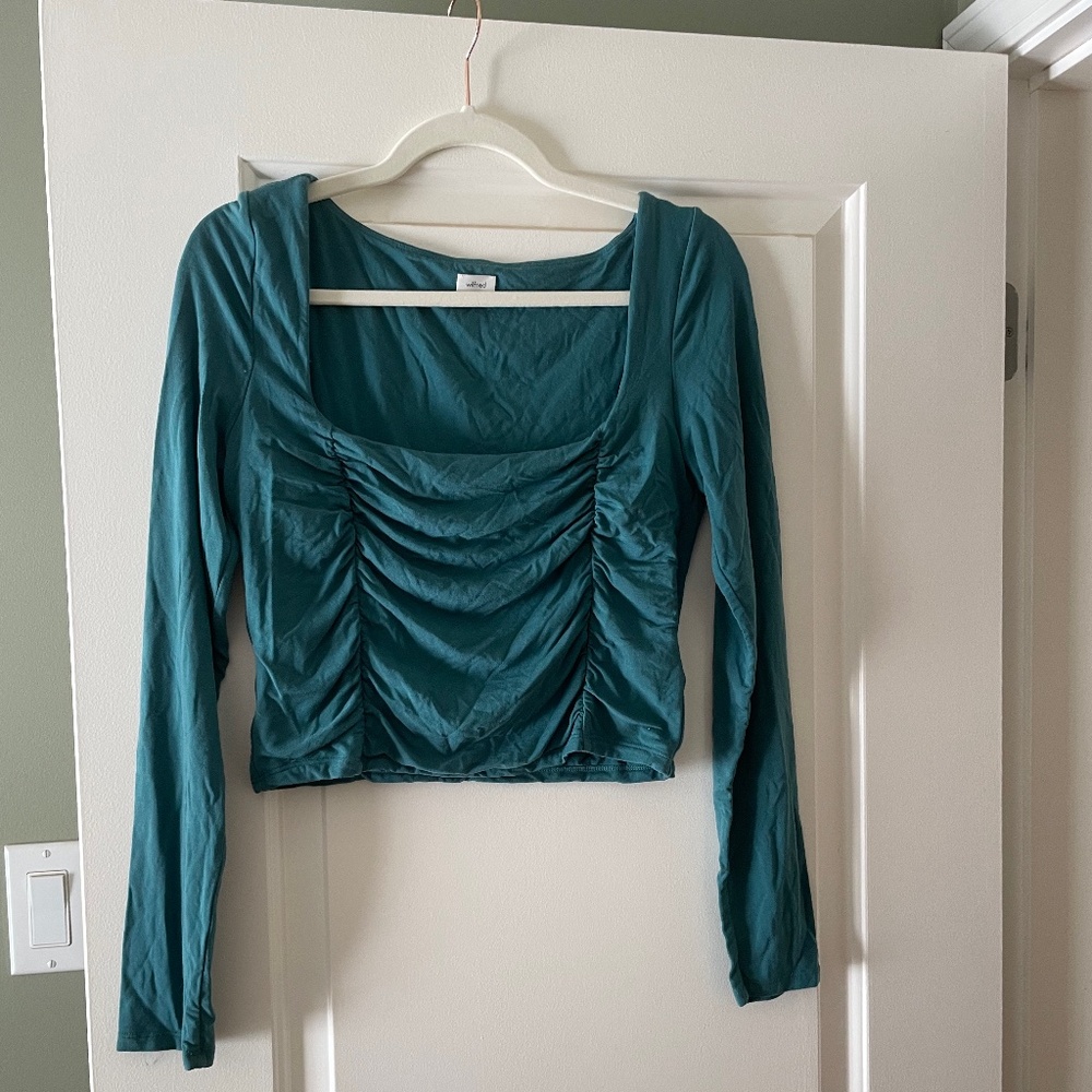 Teal Wilfred Lydia top